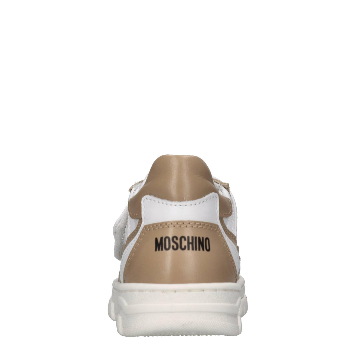 Sneakers in pelle e tessuto 