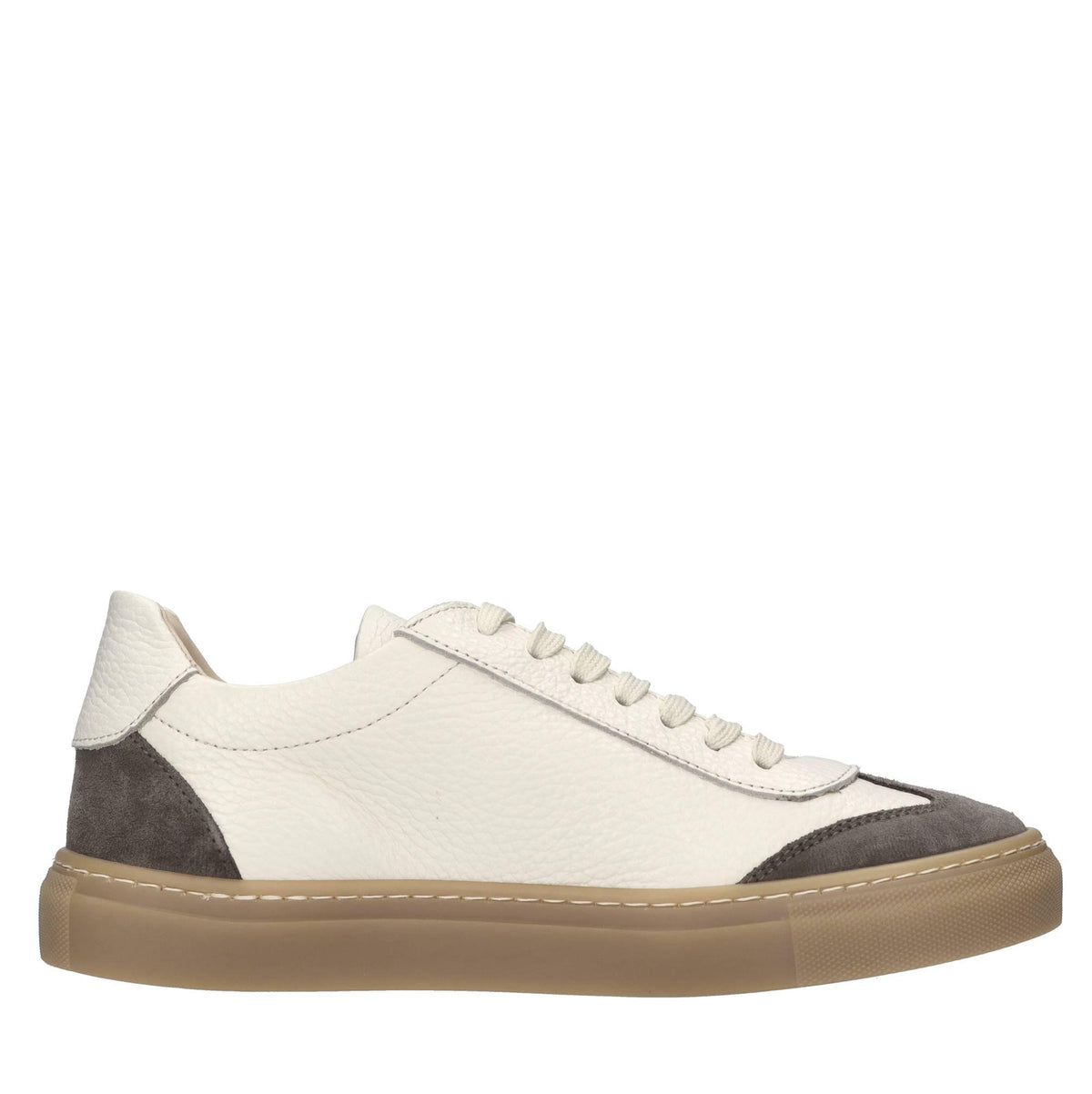 Sneakers in pelle e camoscio 