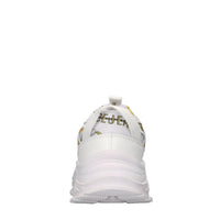 Sneakers in ecopelle e tessuto 