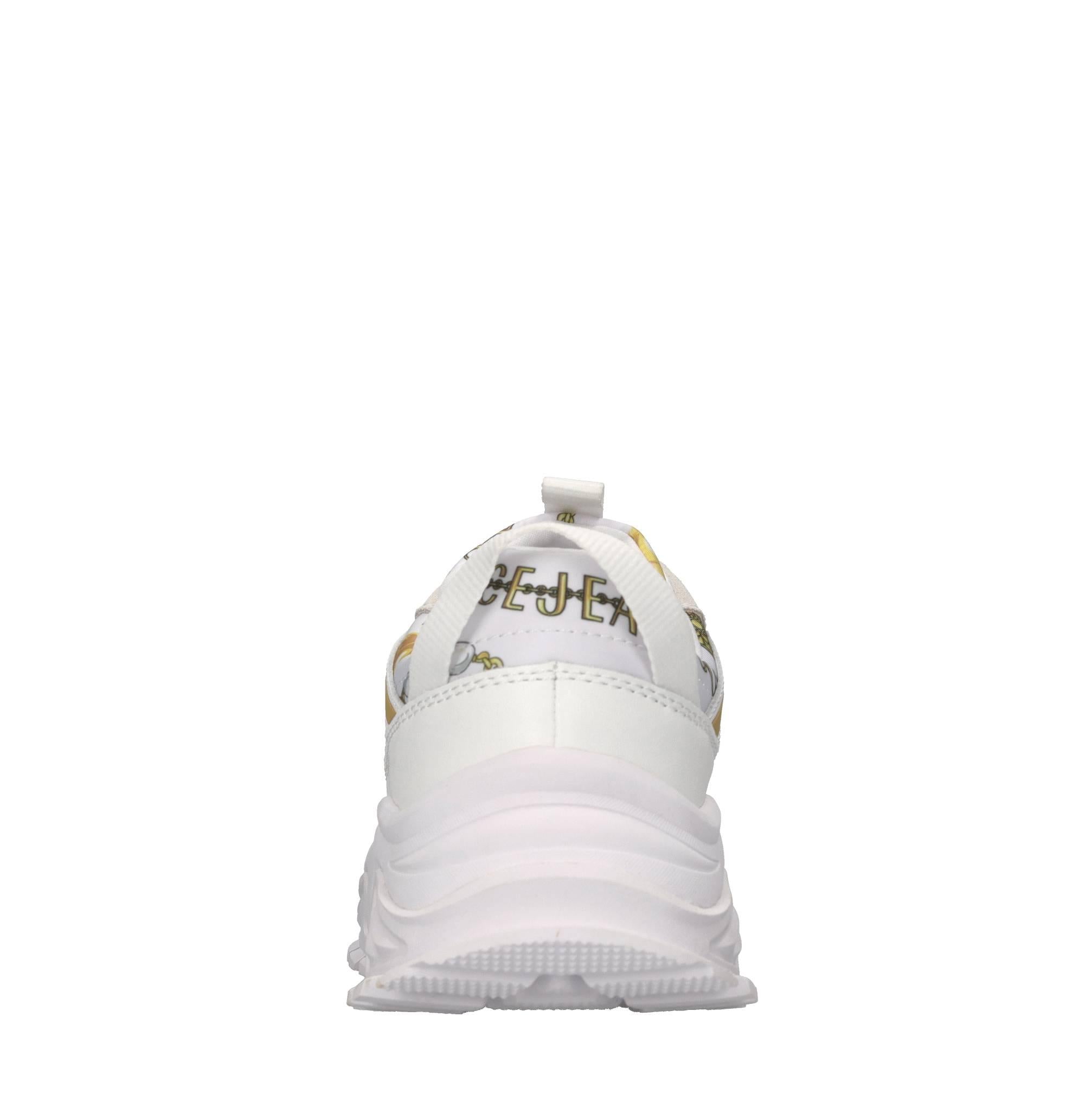 Sneakers in ecopelle e tessuto 