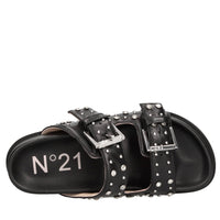 Mules in pelle 