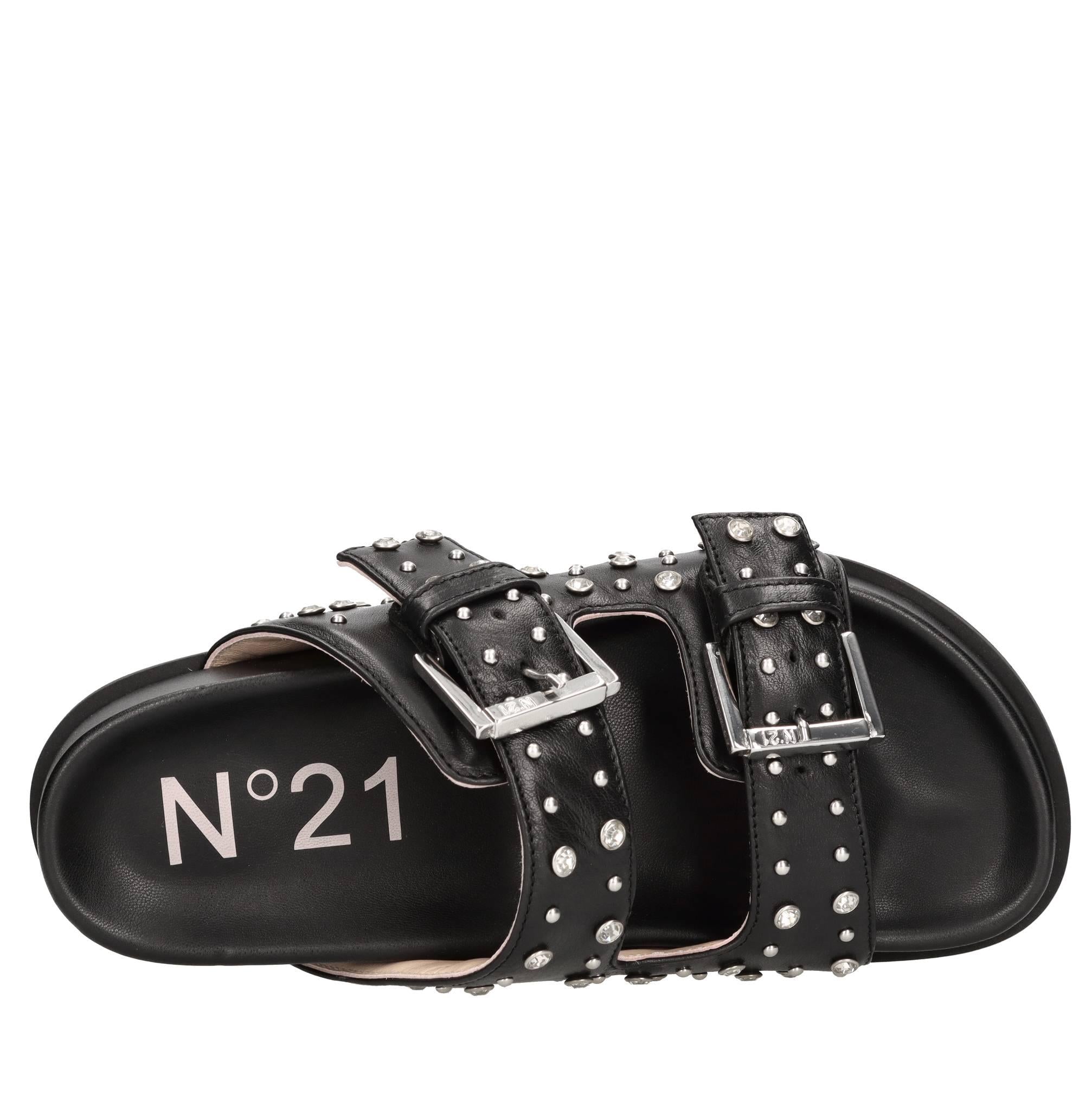 Mules in pelle 