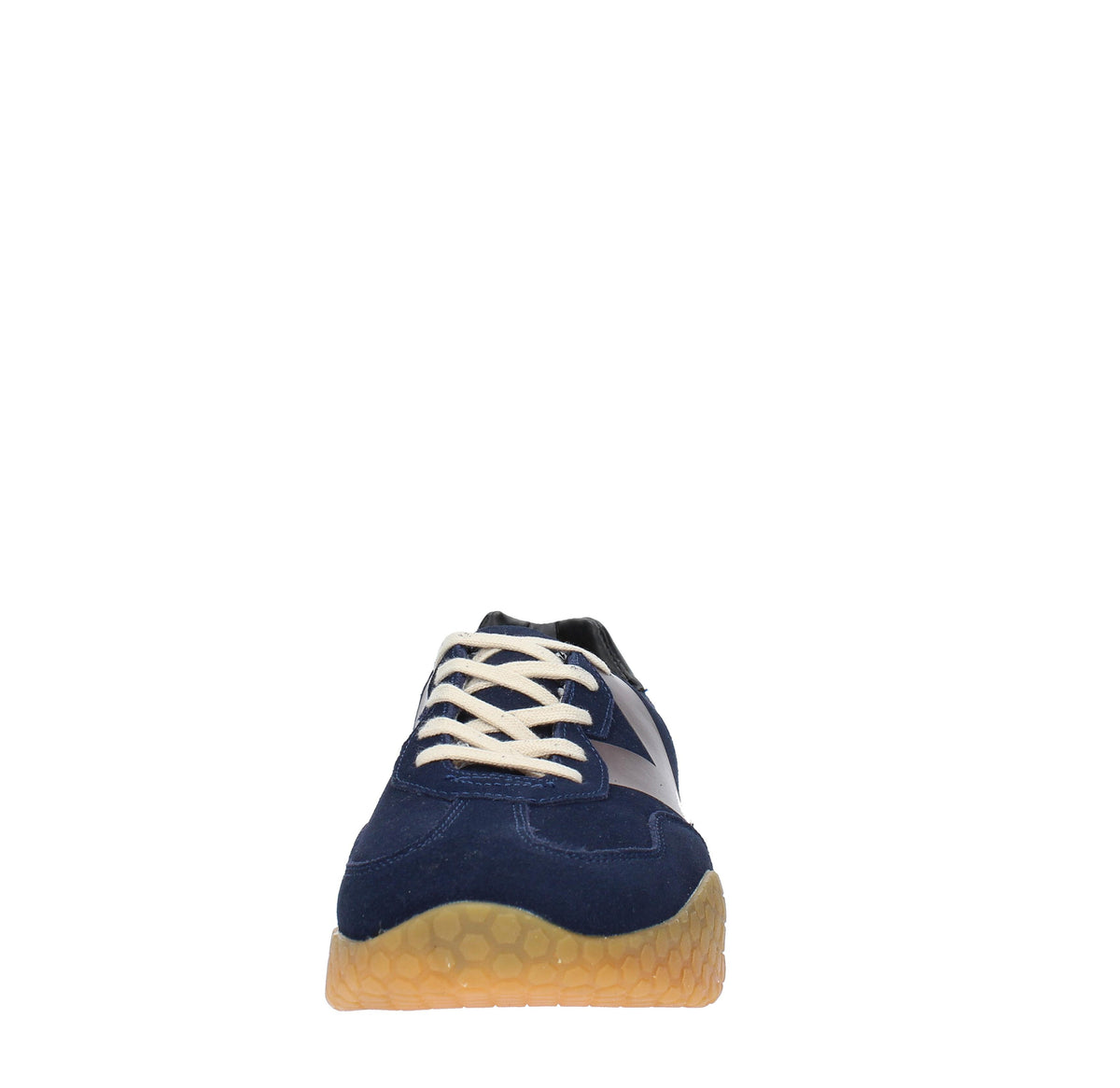 Sneakers in camoscio, tessuto e gomma 
