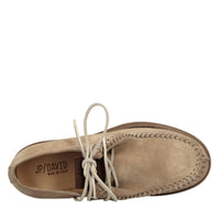 Stringate in pelle scamosciata 