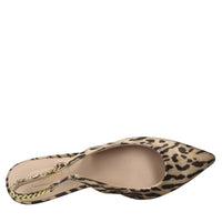 Décolleté slingback in tessuto 