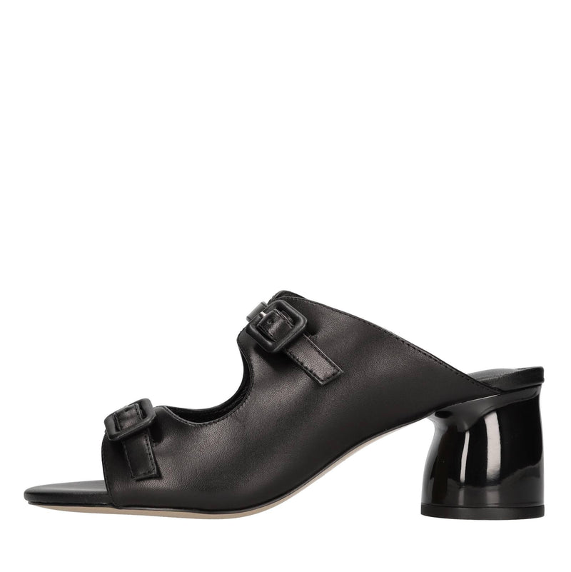 Mules in pelle 