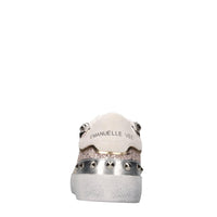 Sneakers in pelle,cavallino,glitter e strass 
