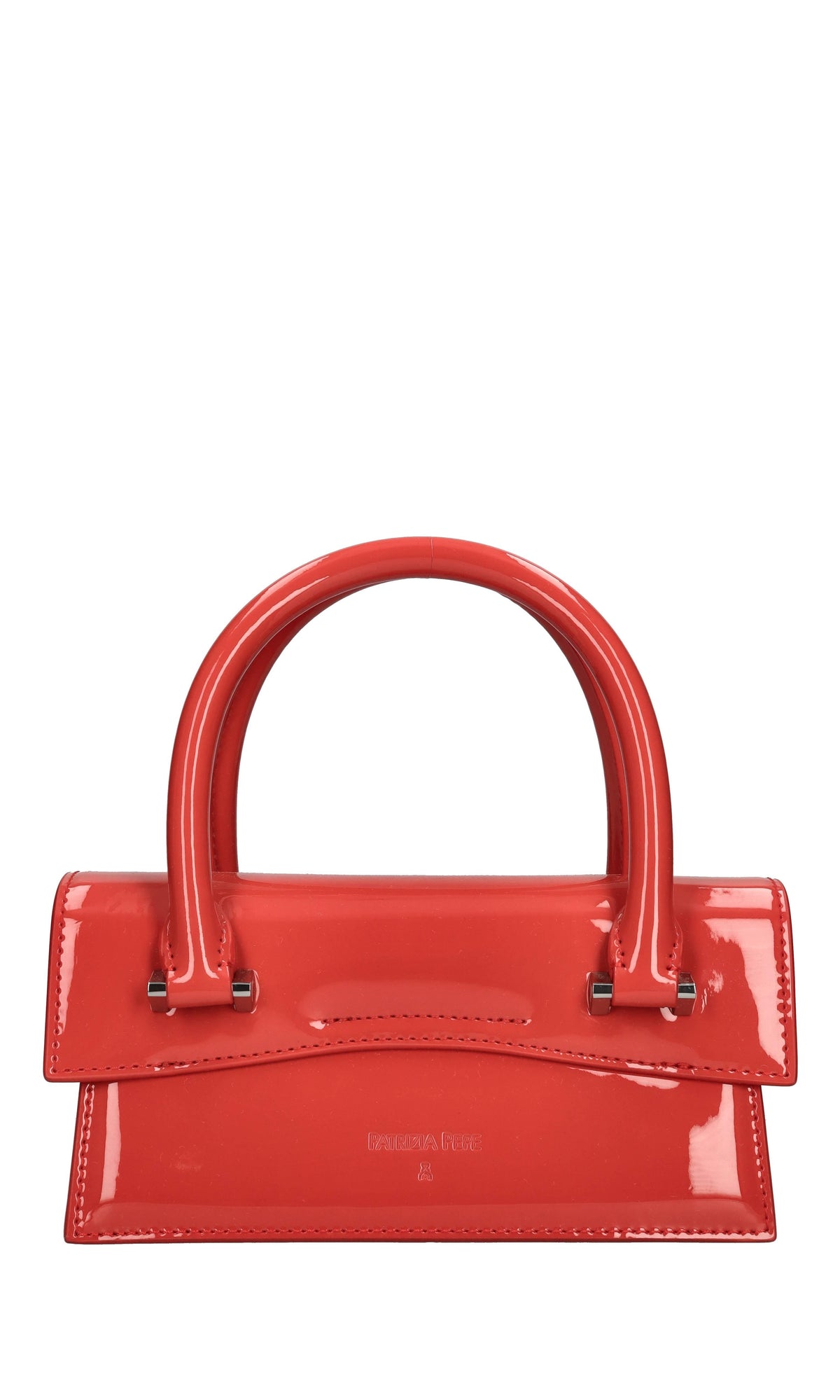 Borsa in pelle verniciata 