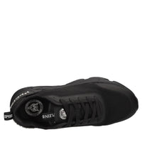 Sneakers in ecopelle e tessuto 