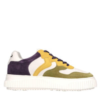 Sneakers in pelle e camoscio 