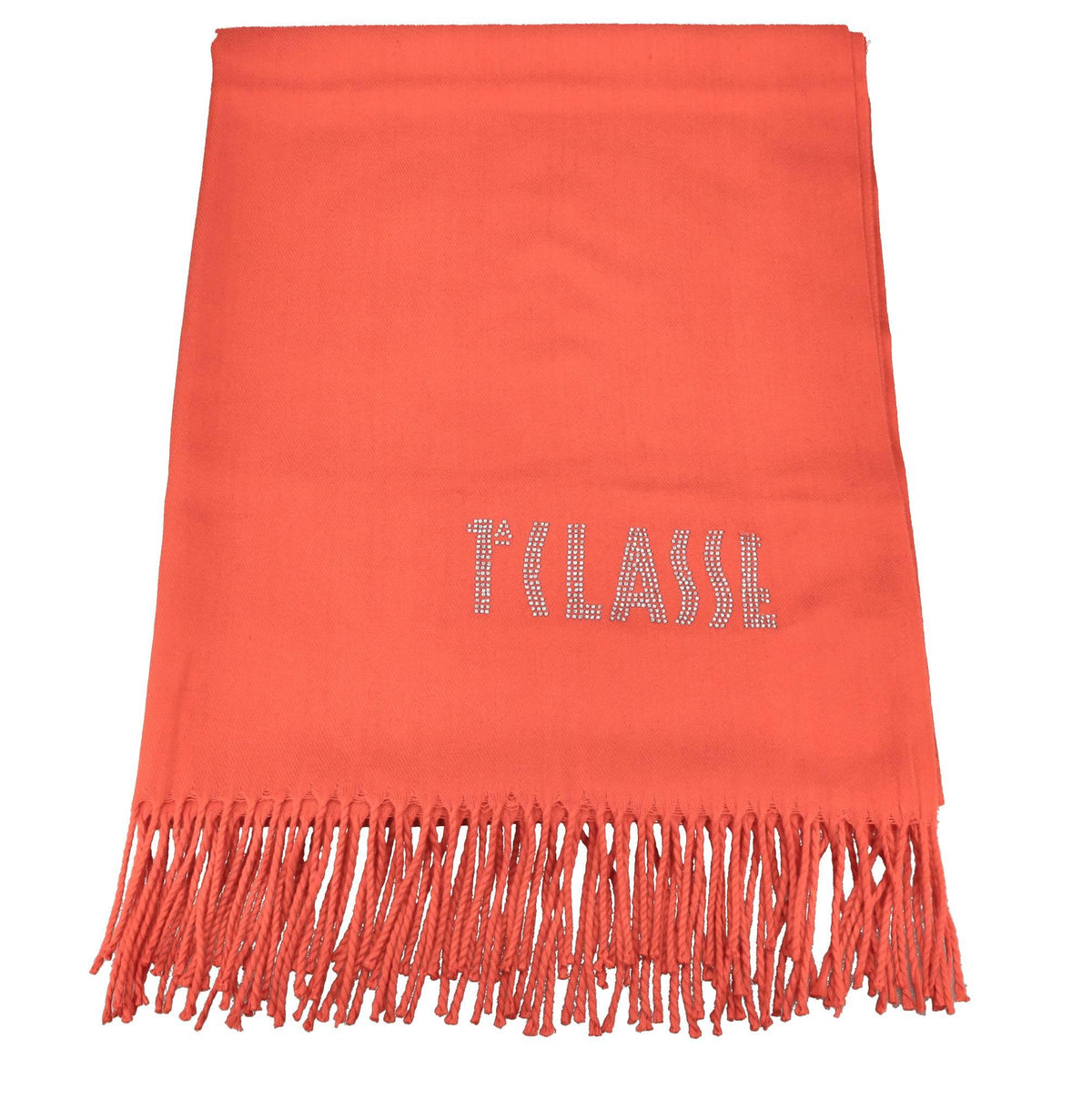 Stola con logo strass 