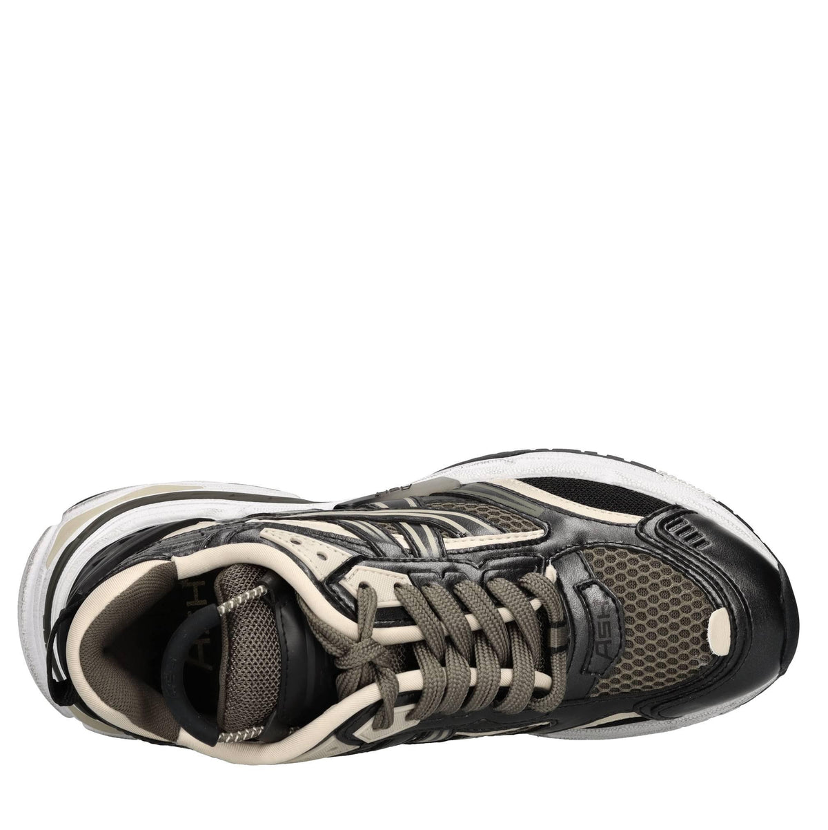 Sneakers Race in ecopelle e tessuto 