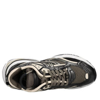 Sneakers Race in ecopelle e tessuto 