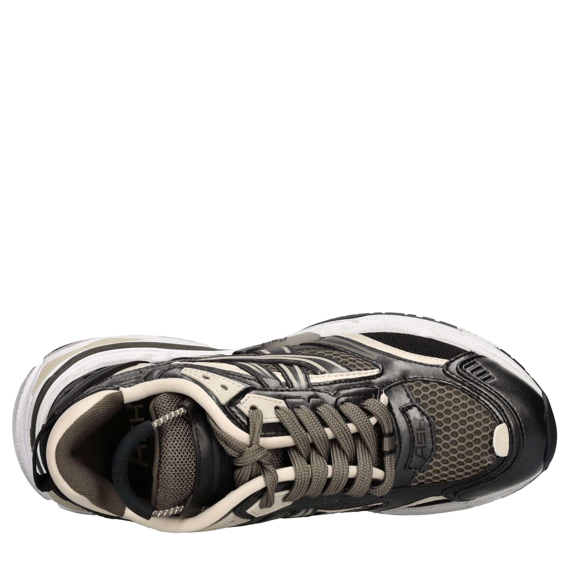 Sneakers Race in ecopelle e tessuto 