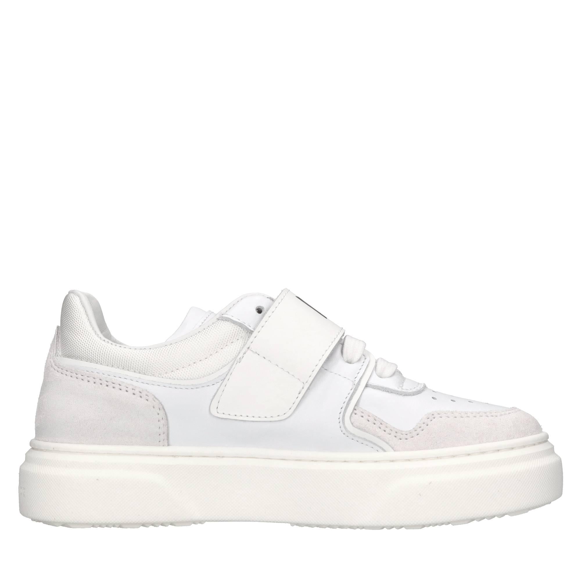 Sneakers in pelle e camoscio 
