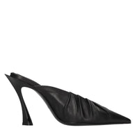 Sabot Draped in pelle 