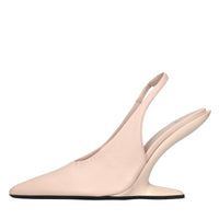 Décolleté Slingback in pelle 