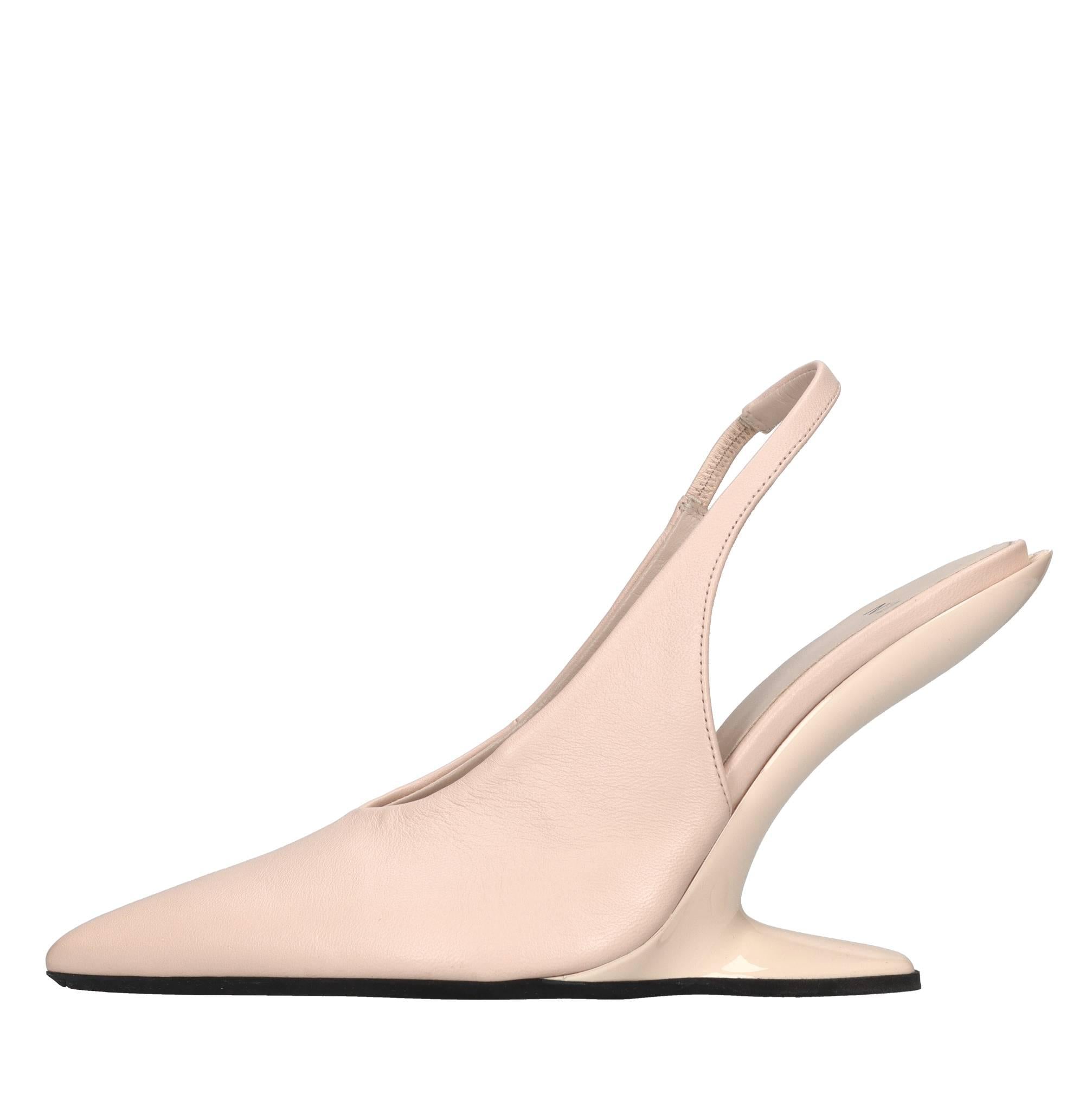 Décolleté Slingback in pelle 