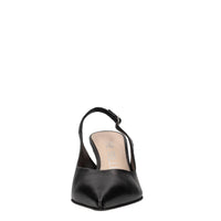Décolleté slingback in pelle 