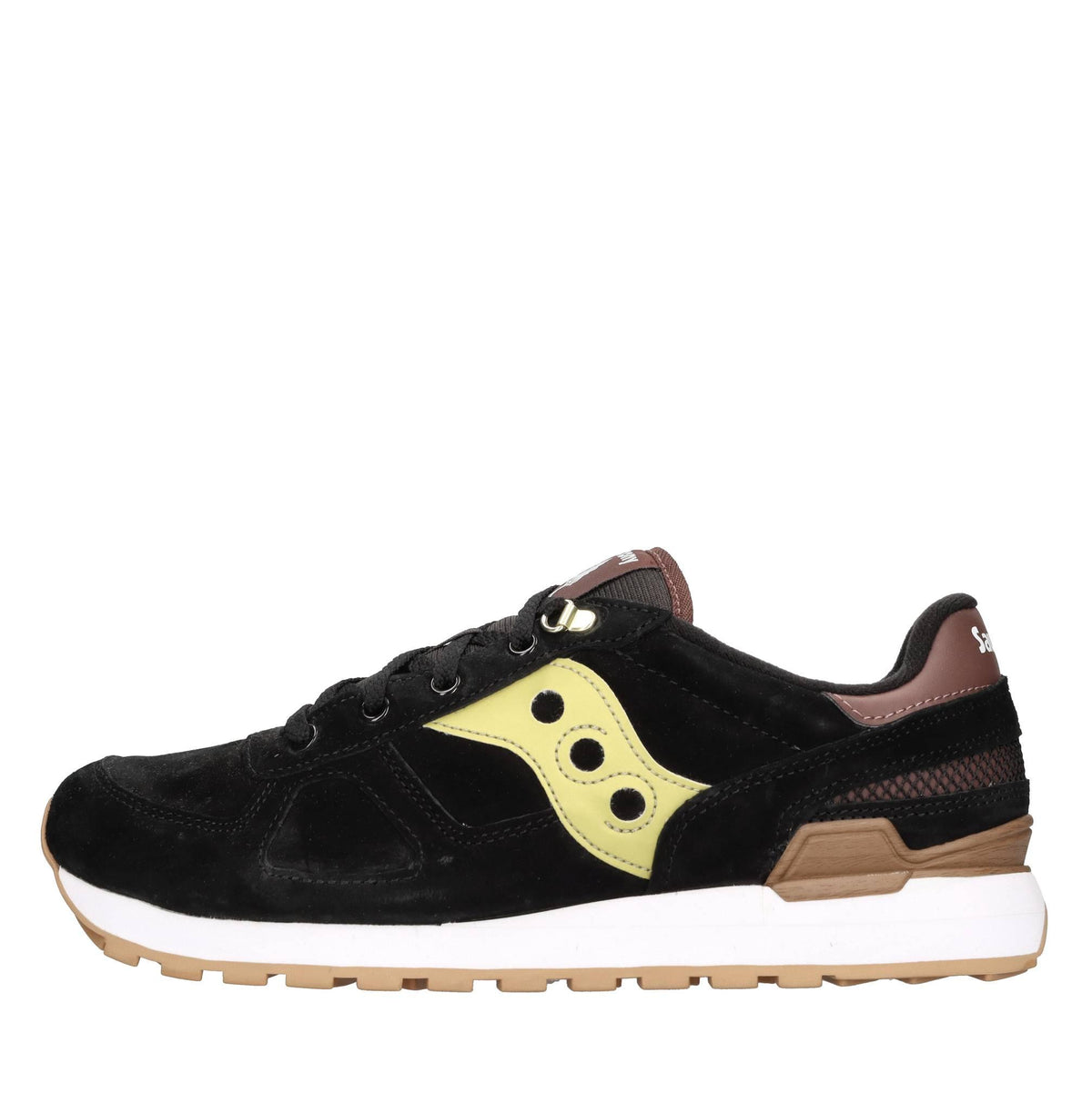 Sneakers in camoscio ed ecopelle 