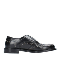Stringate modello SIENA MILLE 885 in pelle e borchie 