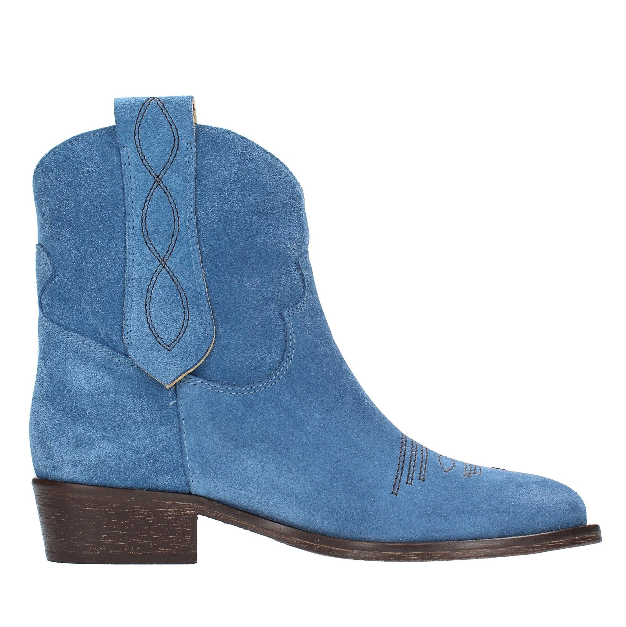 Stivaletti Texani modello 4035  in camoscio 