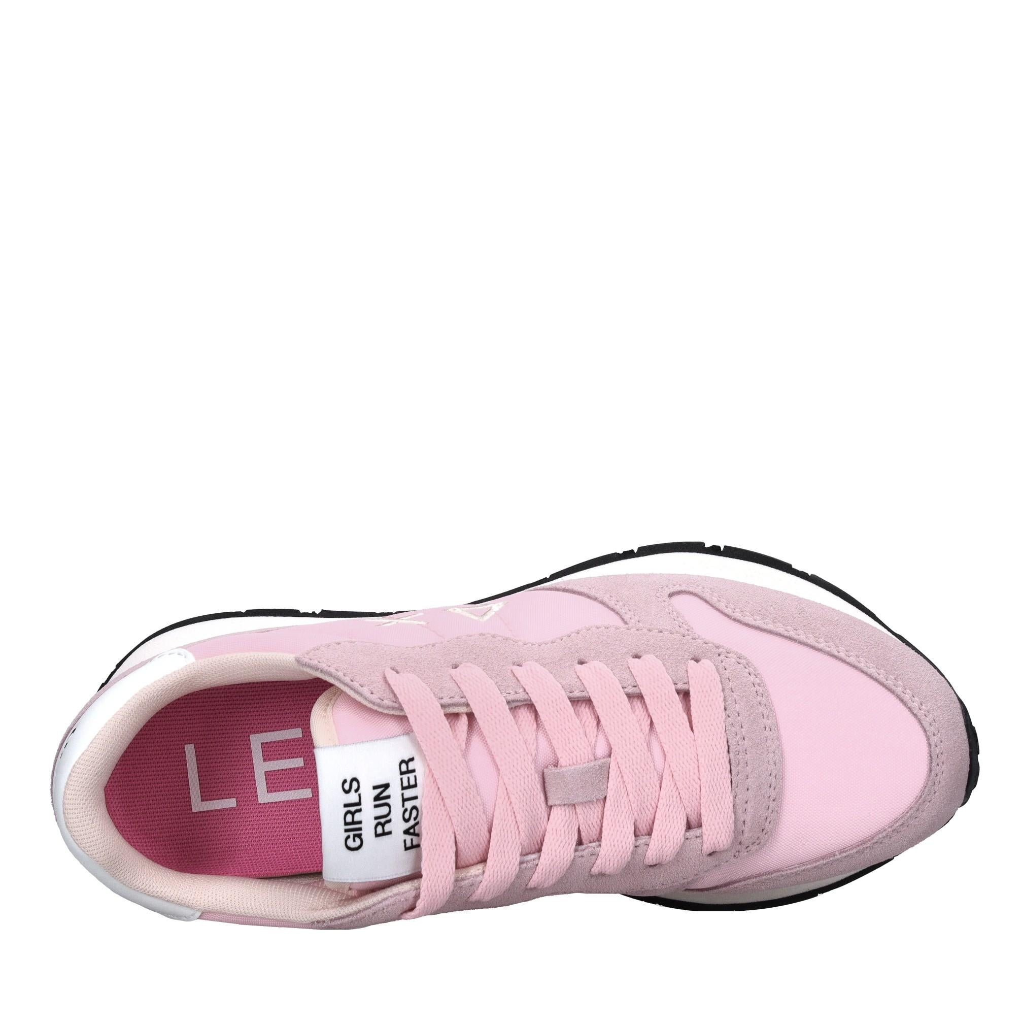 Sneakers in camoscio e pelle 