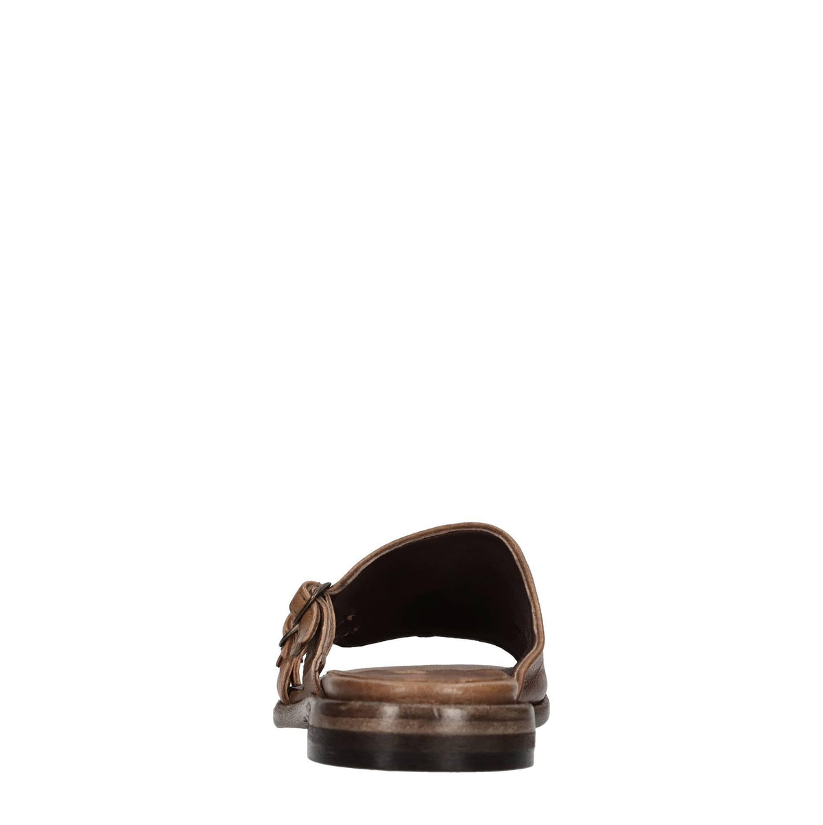 Mules flat in pelle 