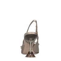 Décolléte slingback in raso 