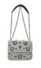 GUESS Borsa in tessuto,ecopelle e rafia