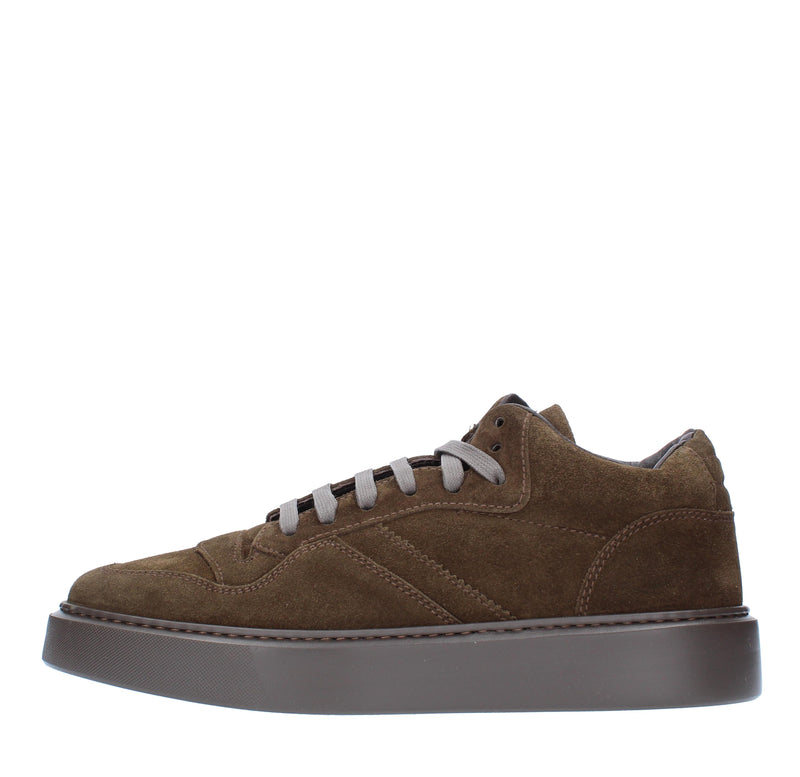 Sneakers MID DOUCAL'S in camoscio 