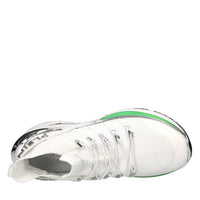 Sneakers in ecopelle e tessuto 