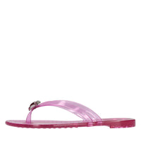 Sandali flat Jelly in PVC e Swarovski 