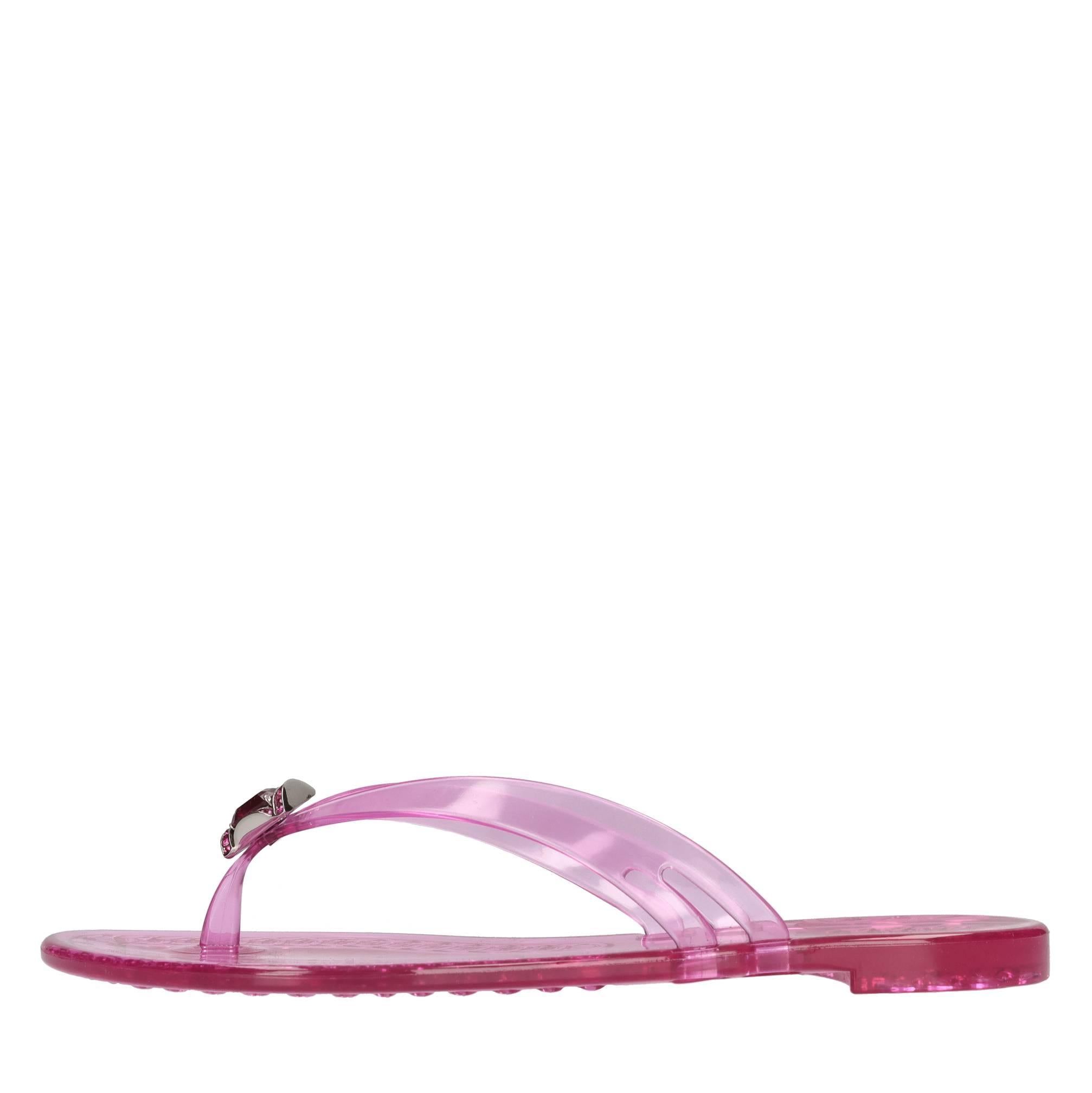 Sandali flat Jelly in PVC e Swarovski 