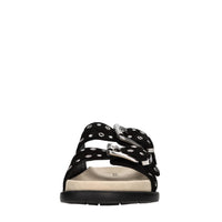 Mules in camoscio e borchie 