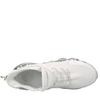 Sneakers in ecopelle e tessuto 
