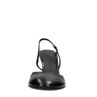 Décolleté slingback in pelle 