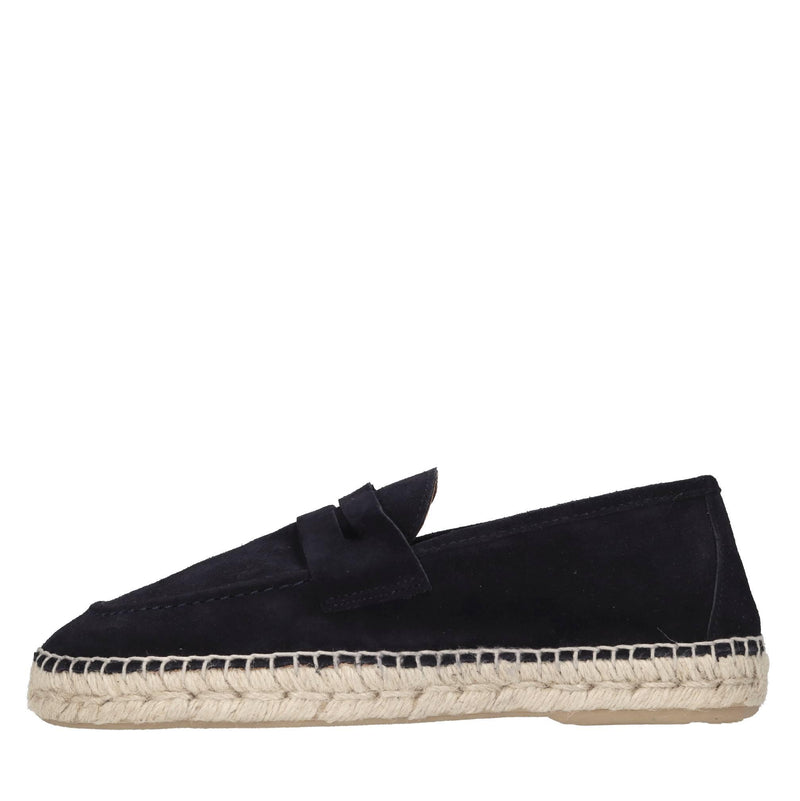 Mocassini espadrillas in camoscio 