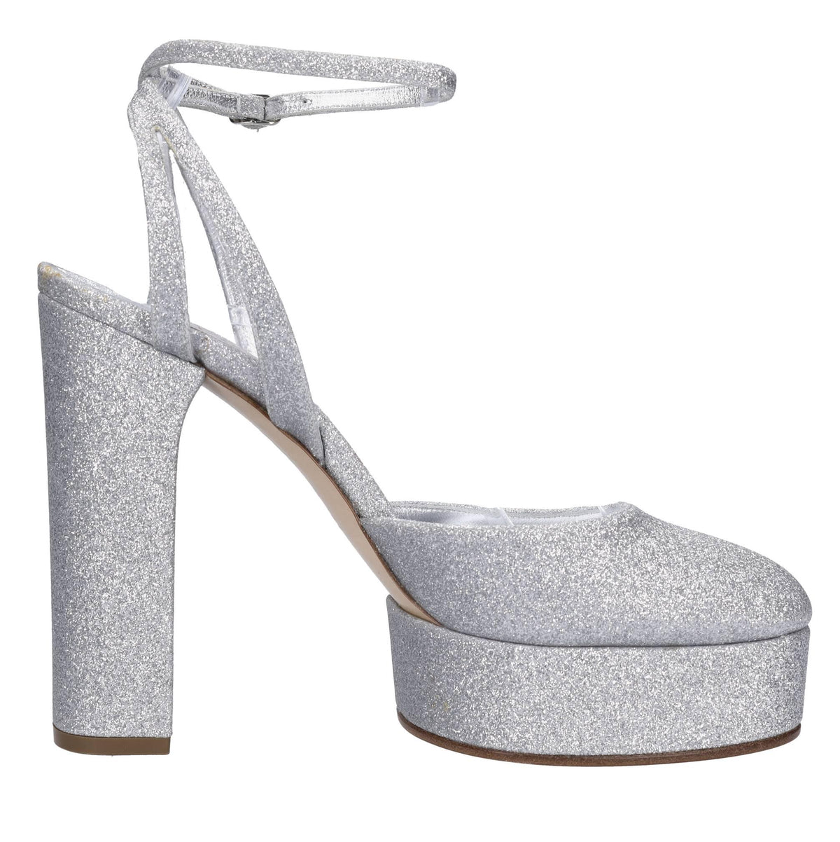 Décolleté slingback glitter 