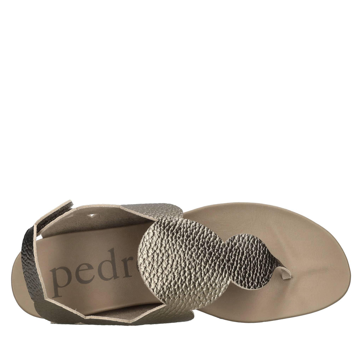 Sandali flat in pelle. 