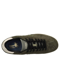 Sneakers in camoscio ed ecopelle 