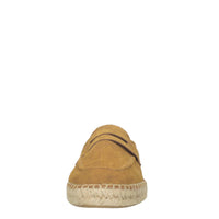 Mocassini espadrillas in camoscio e rafìa 