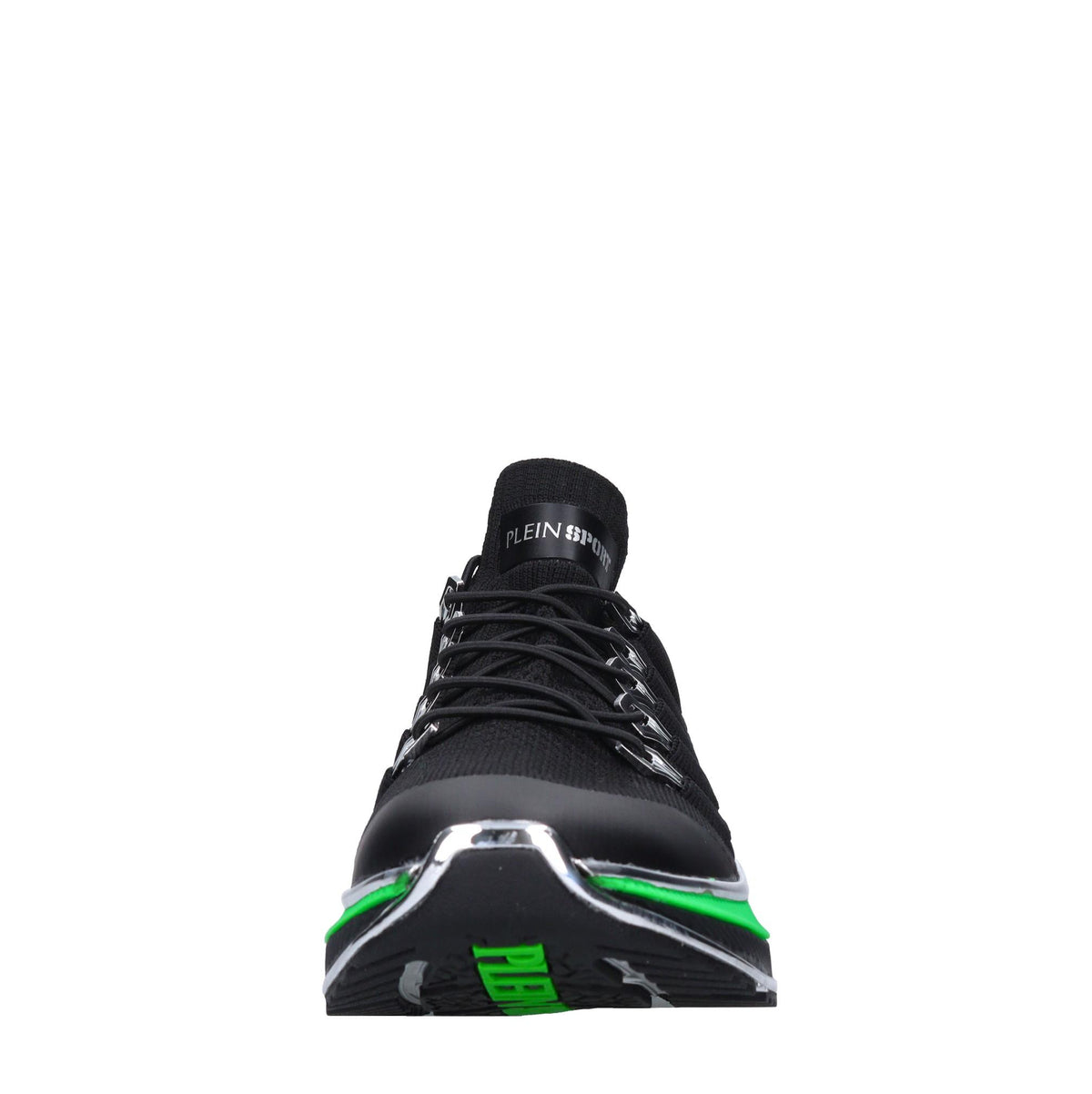 Sneakers in ecopelle e tessuto 