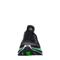 Sneakers in ecopelle e tessuto 