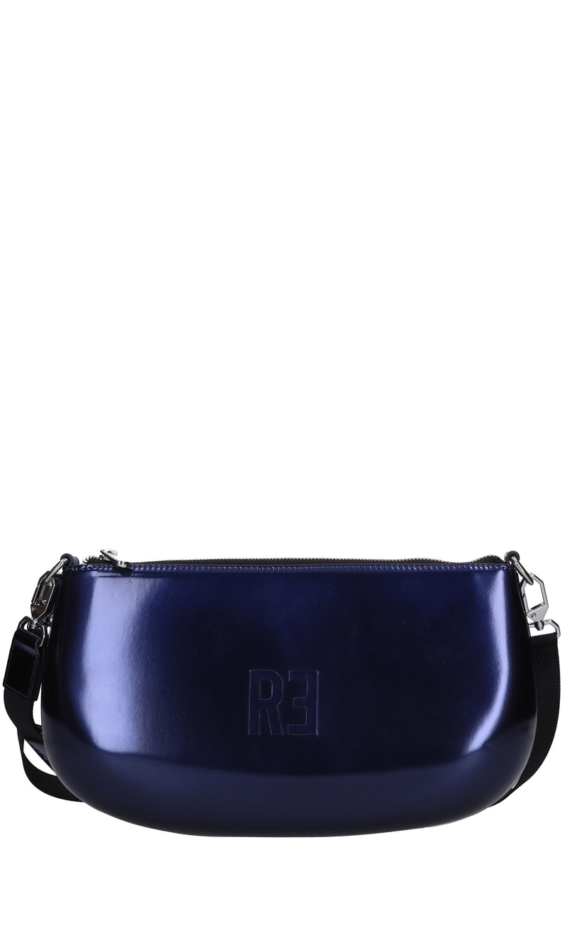 Borsa in pelle specchiata 