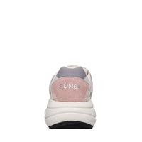 Sneakers in camoscio e tessuto 