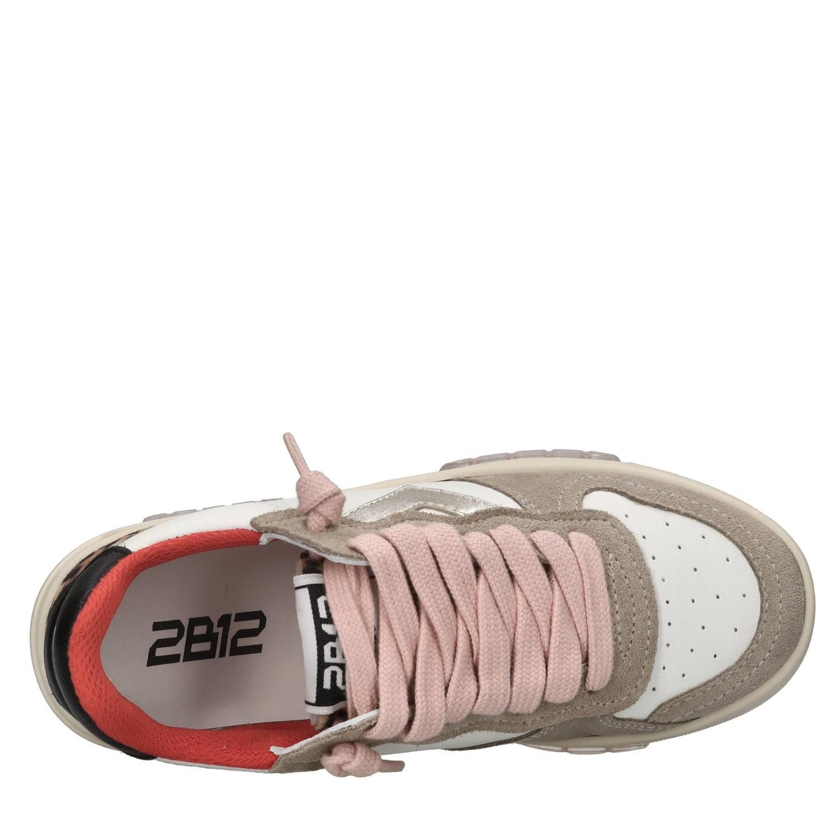 Sneakers in pelle e camoscio 