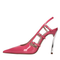 Décolleté slingback superblade in pelle 