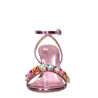 Sandali Poppy Mirror in pelle 