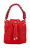 LA CARRIE Velvet bag